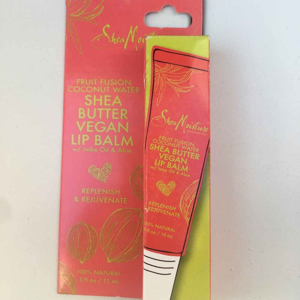 Shea moisture butter vegan lip balm